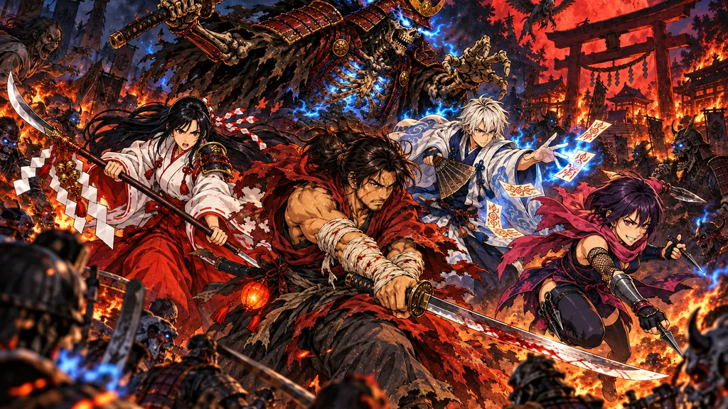 百鬼守護伝 ―三筋の戦場―の絵
